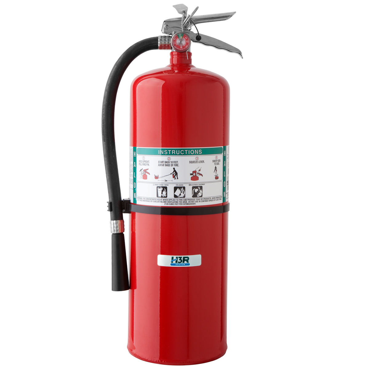 H3R Aviation Halon Fire Extinguisher Model 361 - 17 lb.